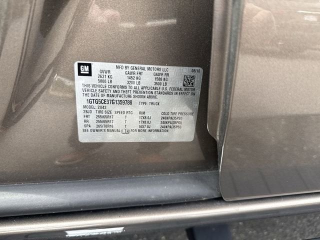 2016 GMC Canyon 2WD SLE