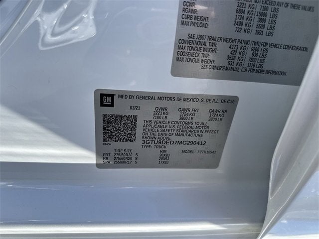 2021 GMC Sierra 1500 SLT