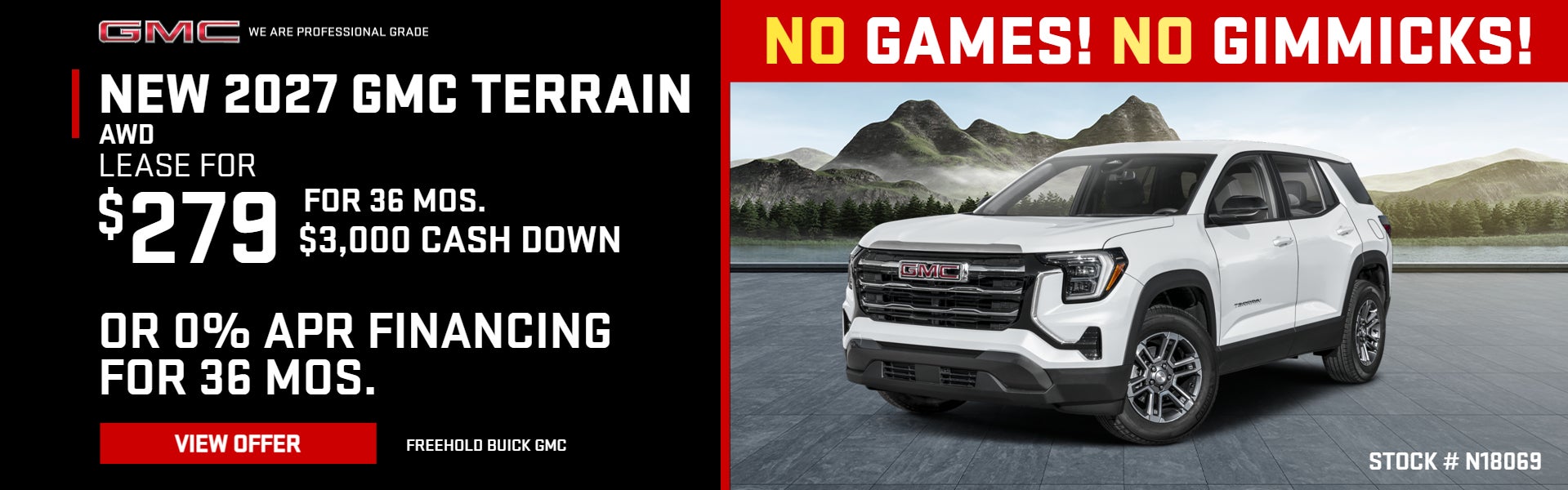 TERRAIN SPECIAL!
